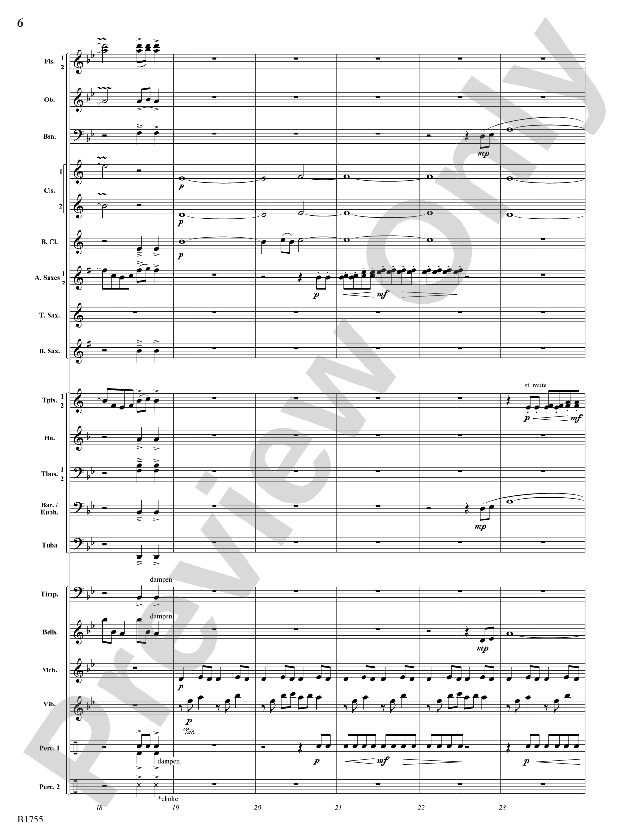 Shimmering Joy: Concert Band Conductor Score & Parts