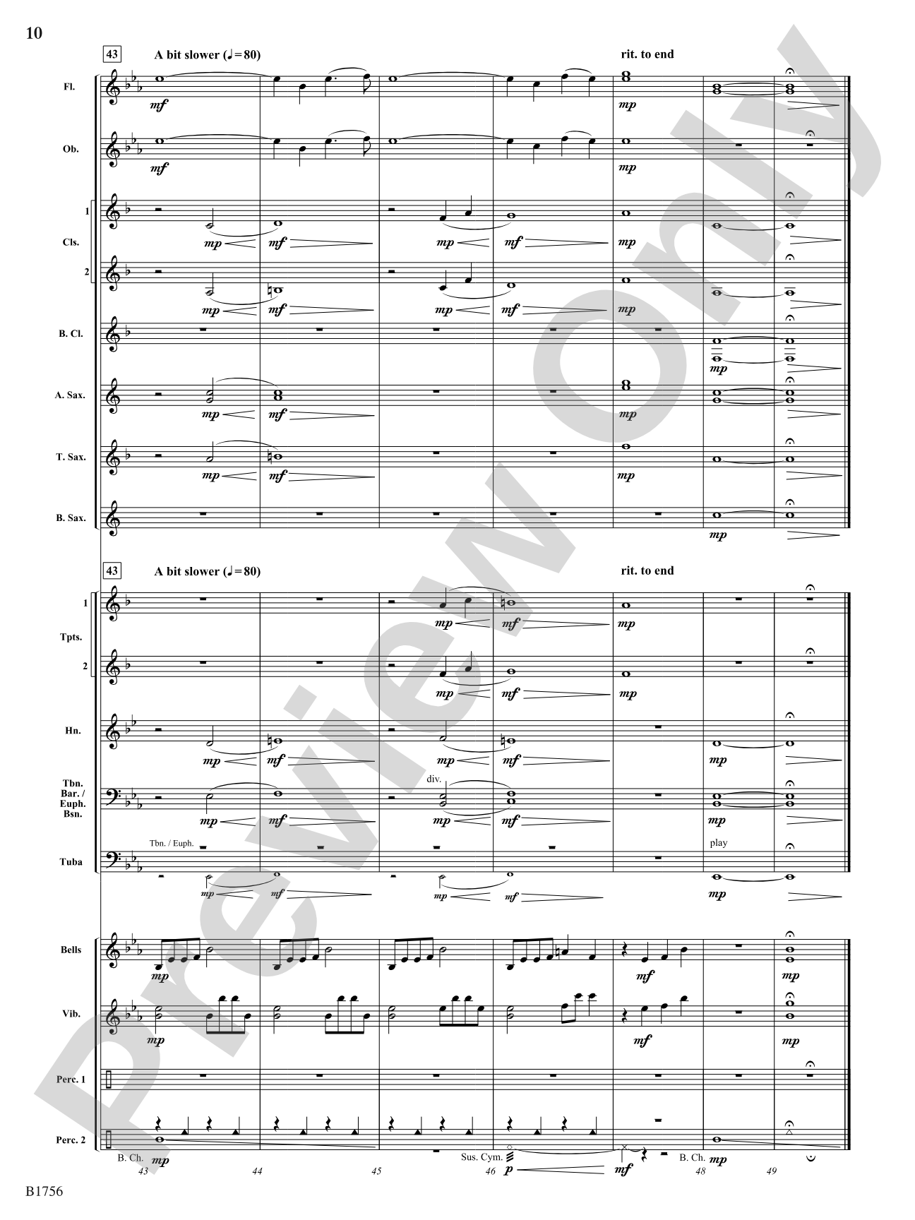 Every Day New: Concert Band Conductor Score & Parts