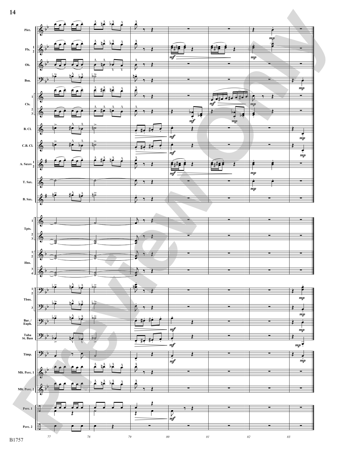 Metamorphic Dances: Concert Band Conductor Score & Parts