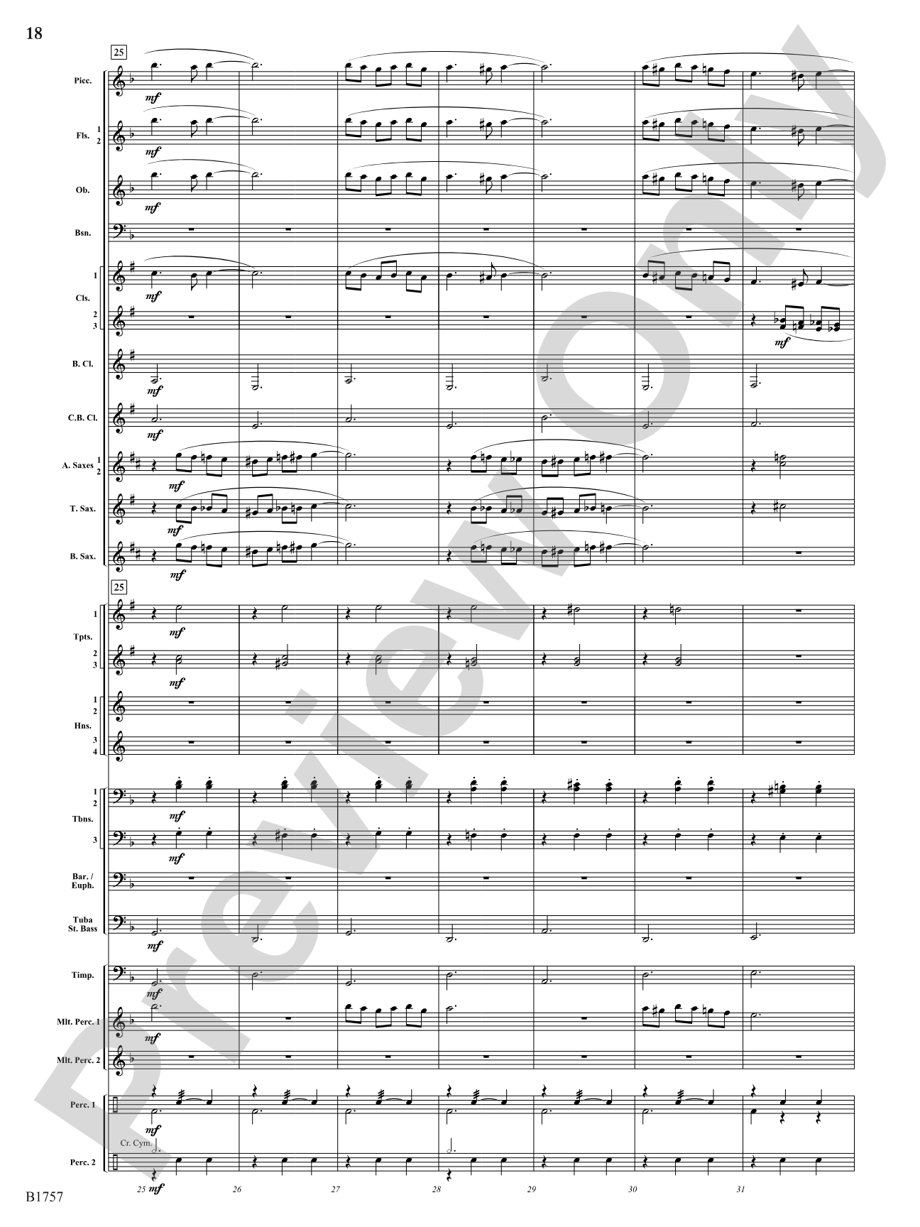 Metamorphic Dances: Concert Band Conductor Score & Parts