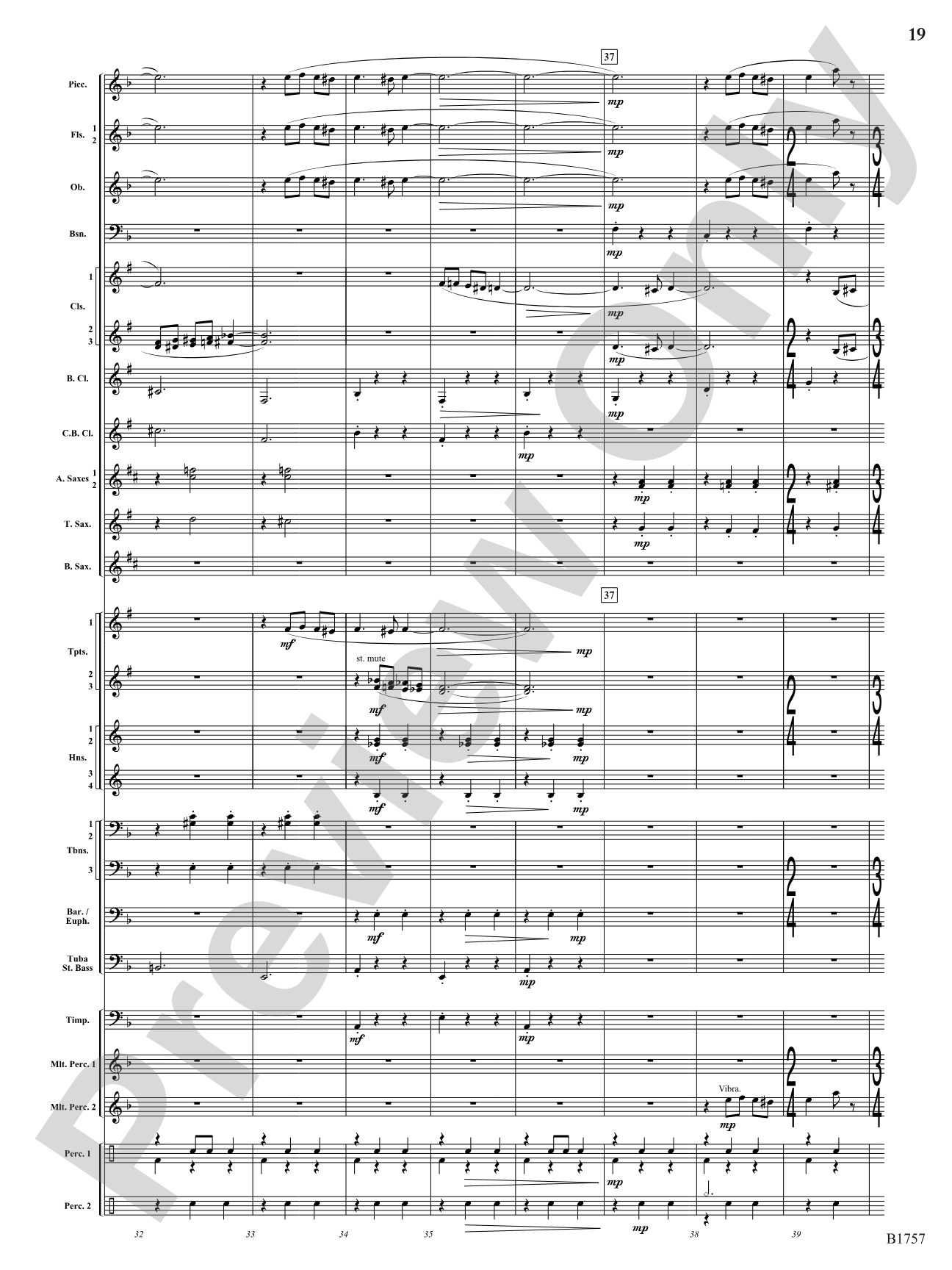 Metamorphic Dances: Concert Band Conductor Score & Parts