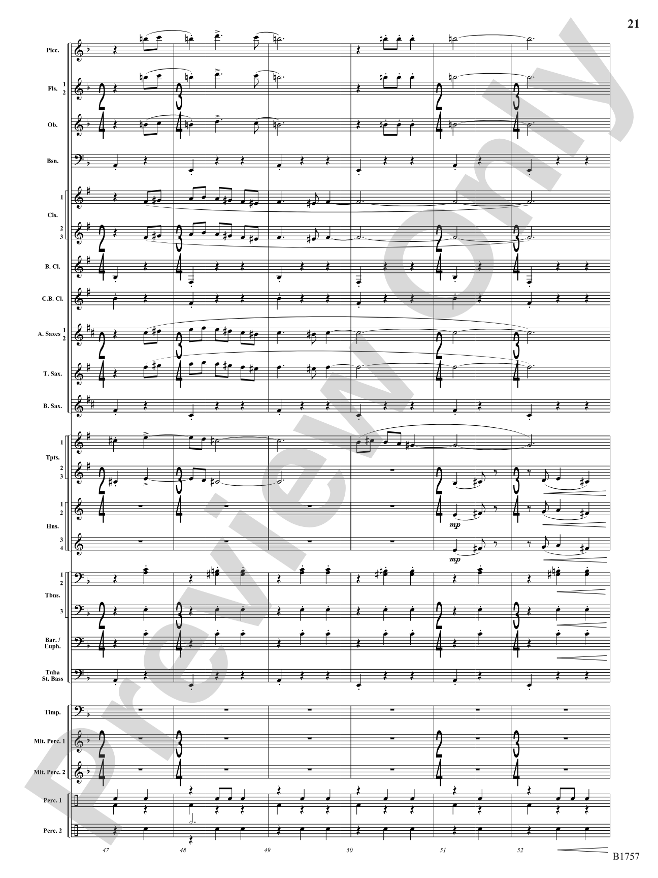 Metamorphic Dances: Concert Band Conductor Score & Parts