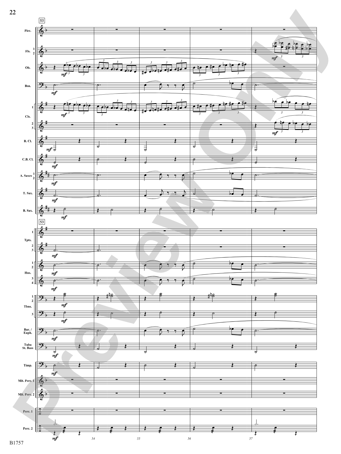 Metamorphic Dances: Concert Band Conductor Score & Parts