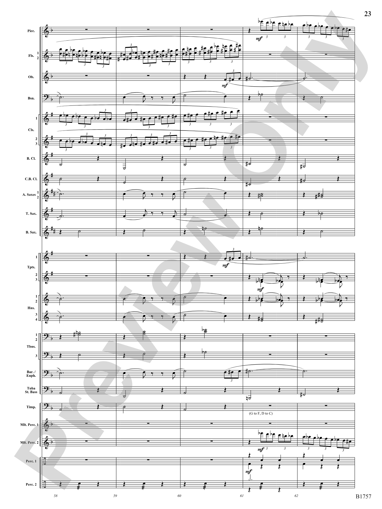 Metamorphic Dances: Concert Band Conductor Score & Parts
