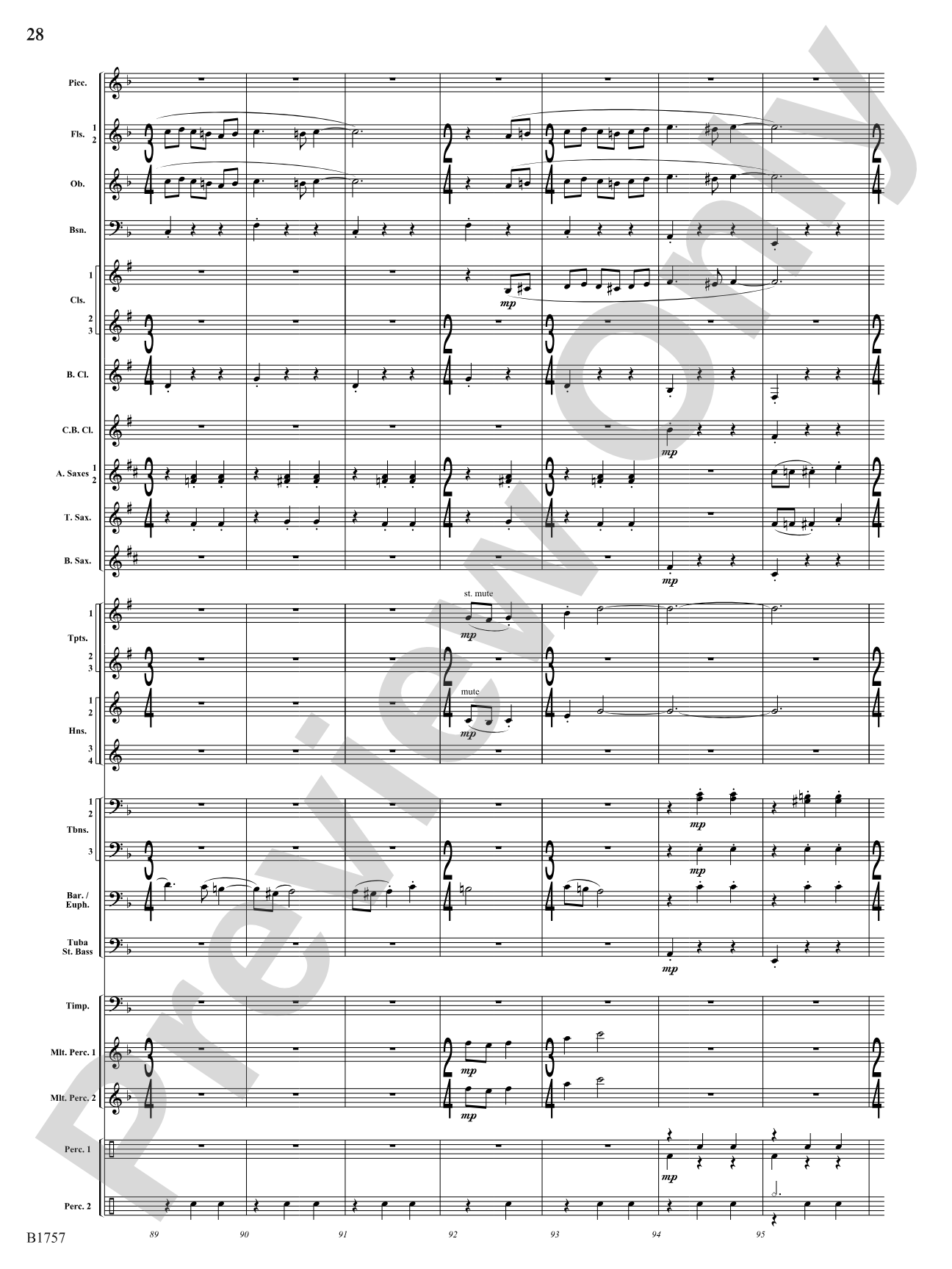 Metamorphic Dances: Concert Band Conductor Score & Parts