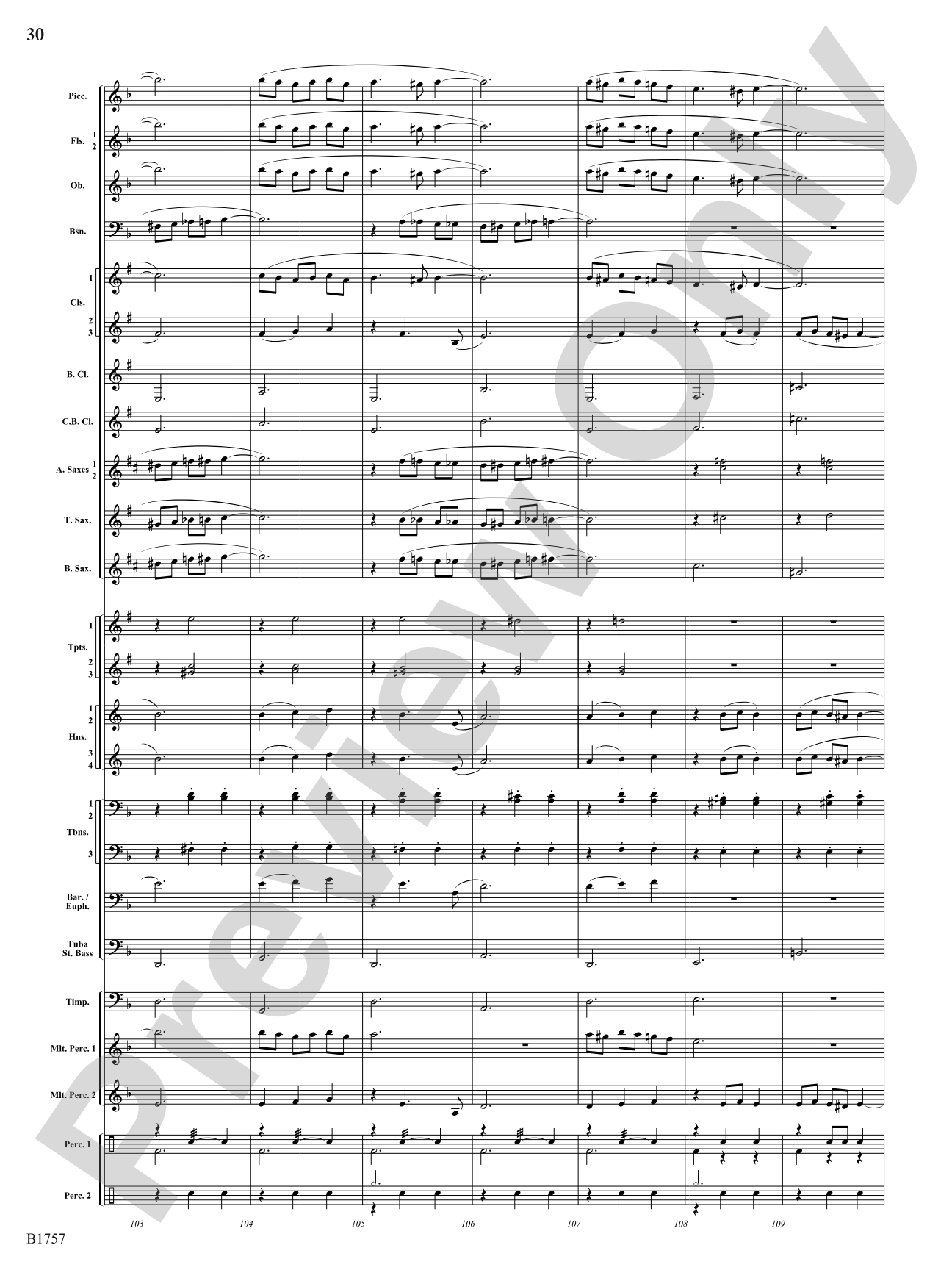 Metamorphic Dances: Concert Band Conductor Score & Parts