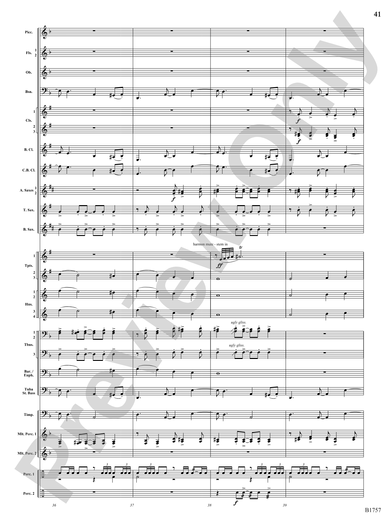 Metamorphic Dances: Concert Band Conductor Score & Parts