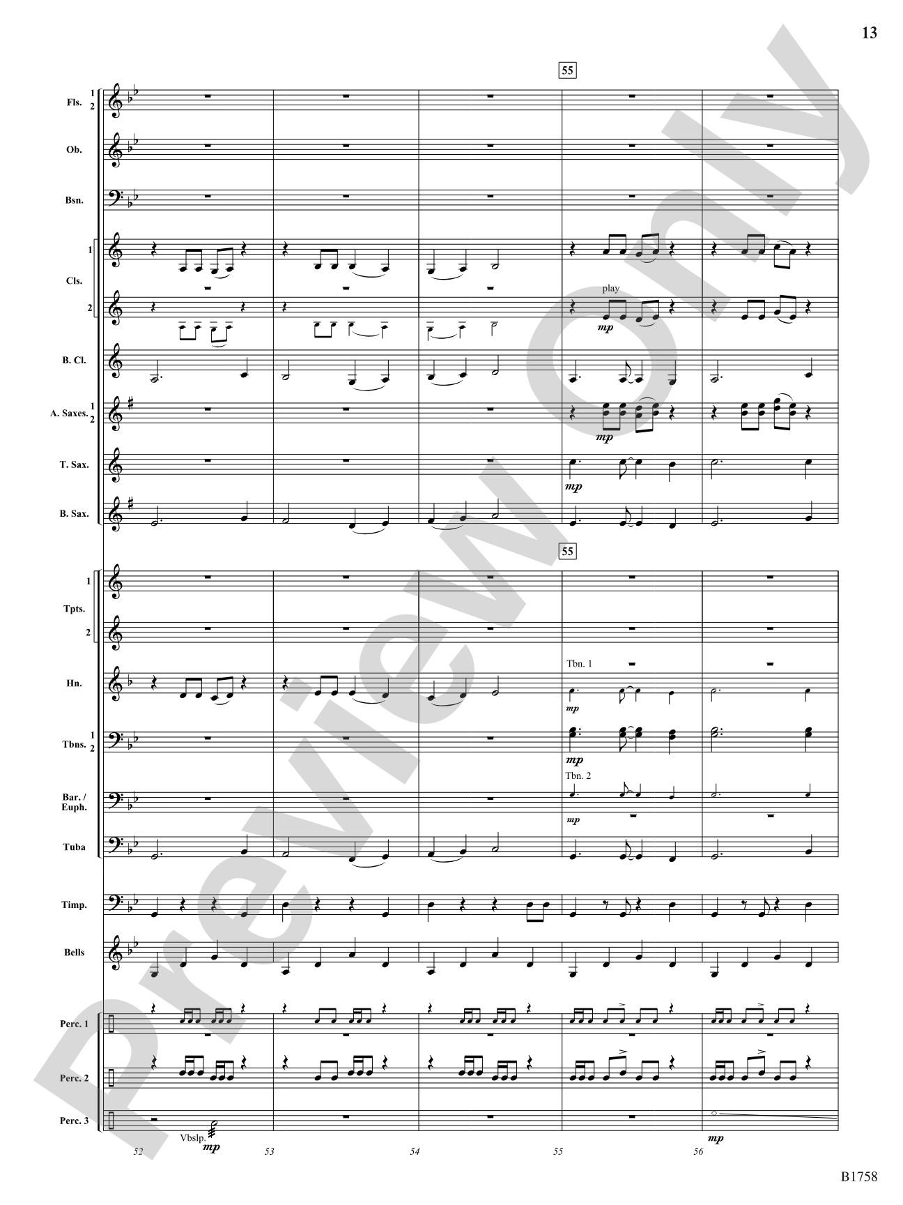 Caverns of Sonora: Concert Band Conductor Score & Parts
