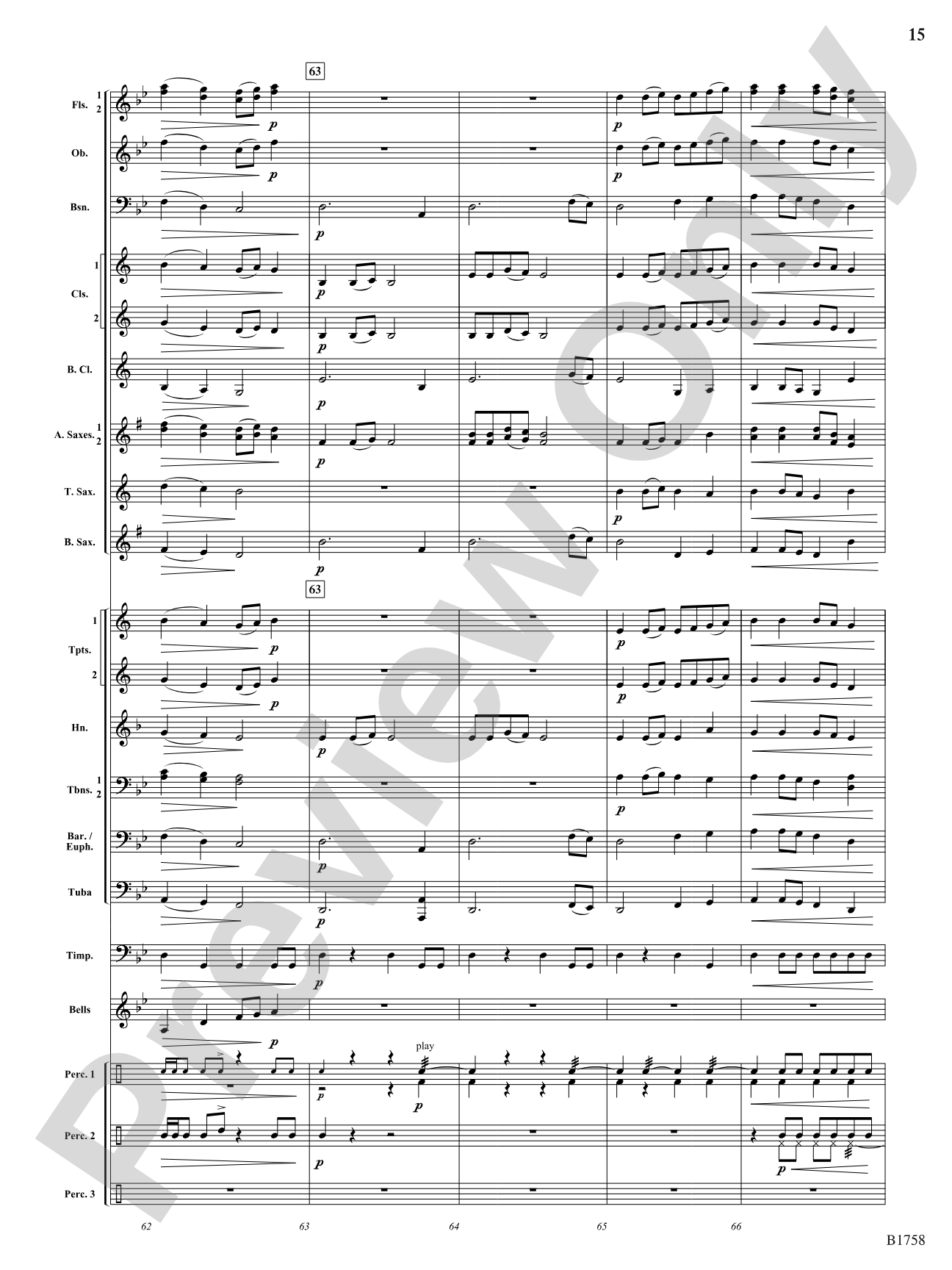 Caverns of Sonora: Concert Band Conductor Score & Parts