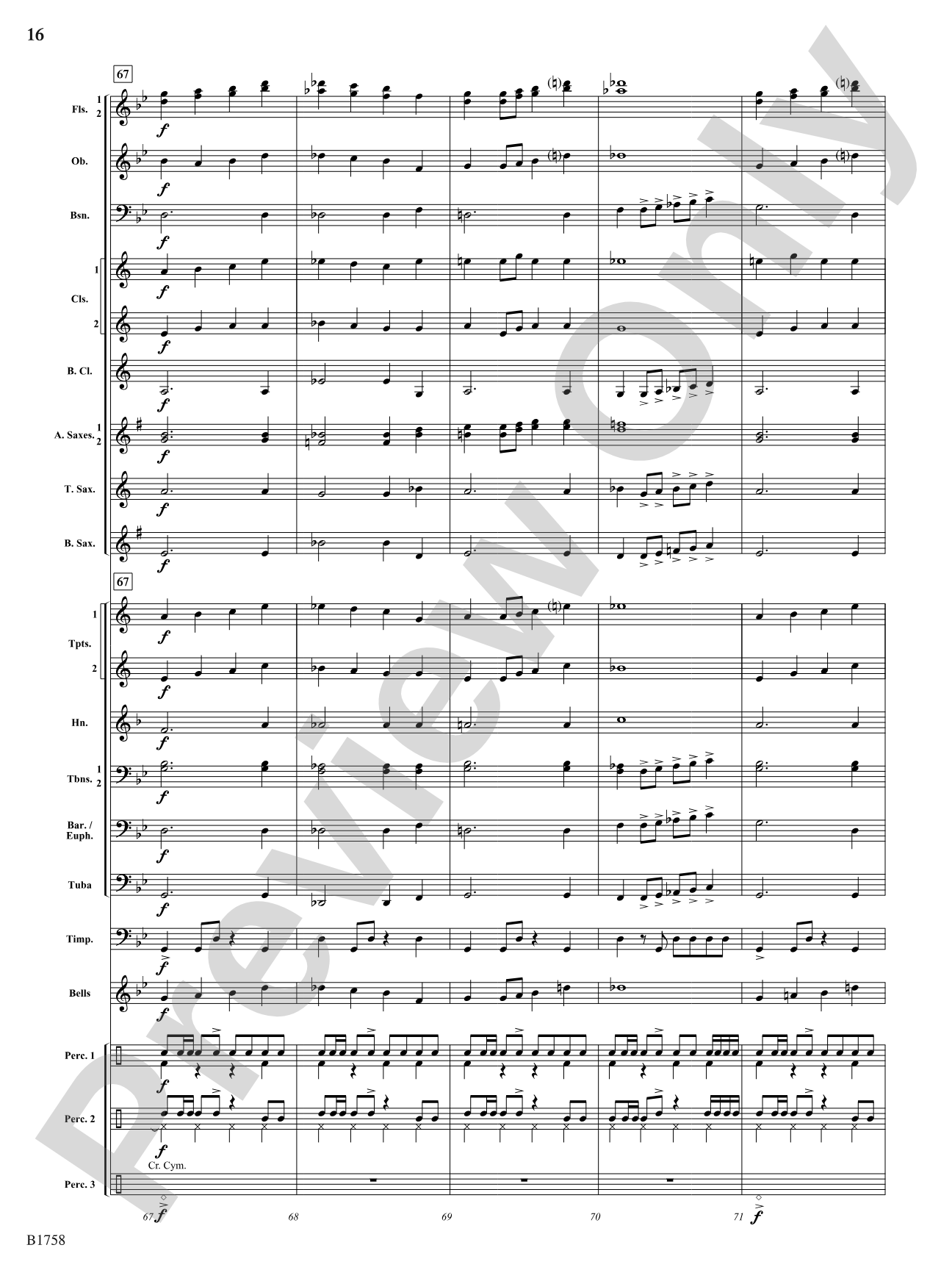 Caverns of Sonora: Concert Band Conductor Score & Parts