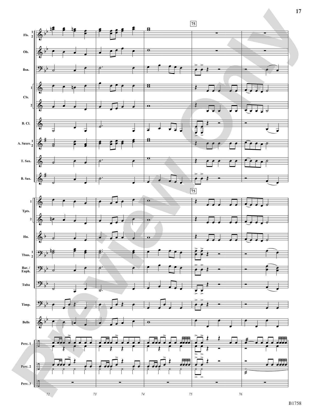 Caverns of Sonora: Concert Band Conductor Score & Parts