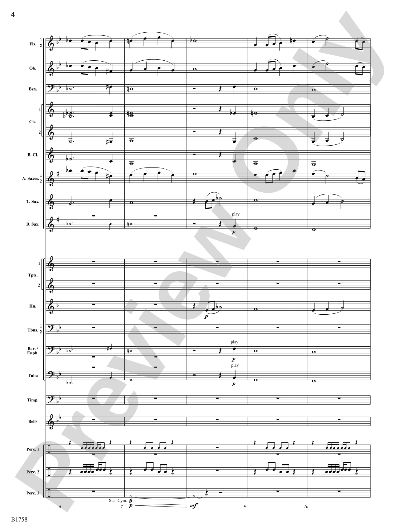 Caverns of Sonora: Concert Band Conductor Score & Parts