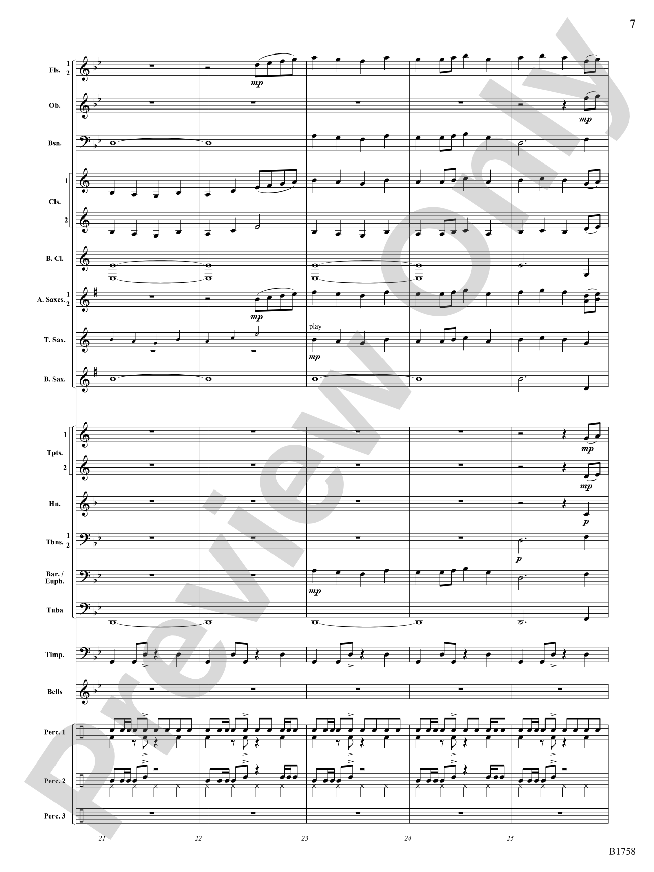 Caverns of Sonora: Concert Band Conductor Score & Parts
