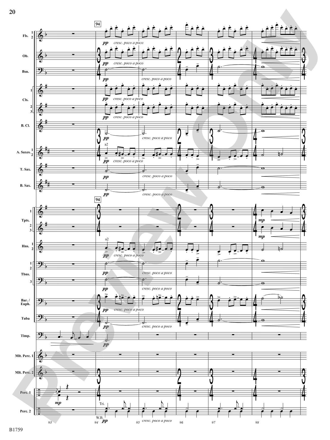 Next Generation Fanfare: Concert Band Conductor Score & Parts