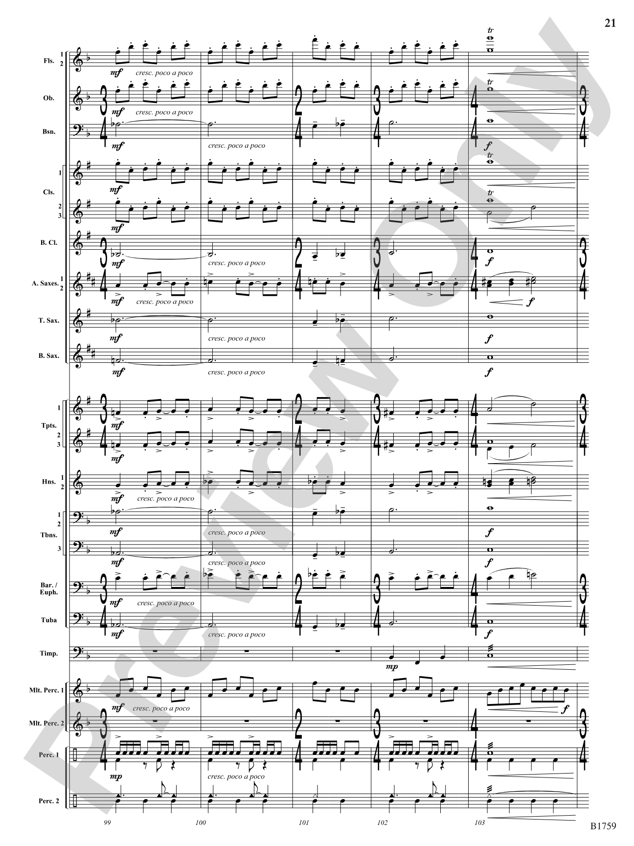 Next Generation Fanfare: Concert Band Conductor Score & Parts
