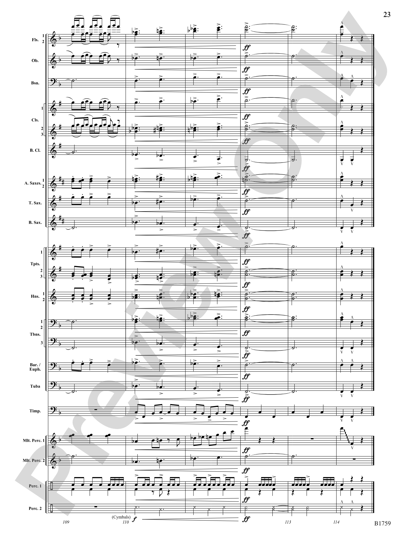 Next Generation Fanfare: Concert Band Conductor Score & Parts