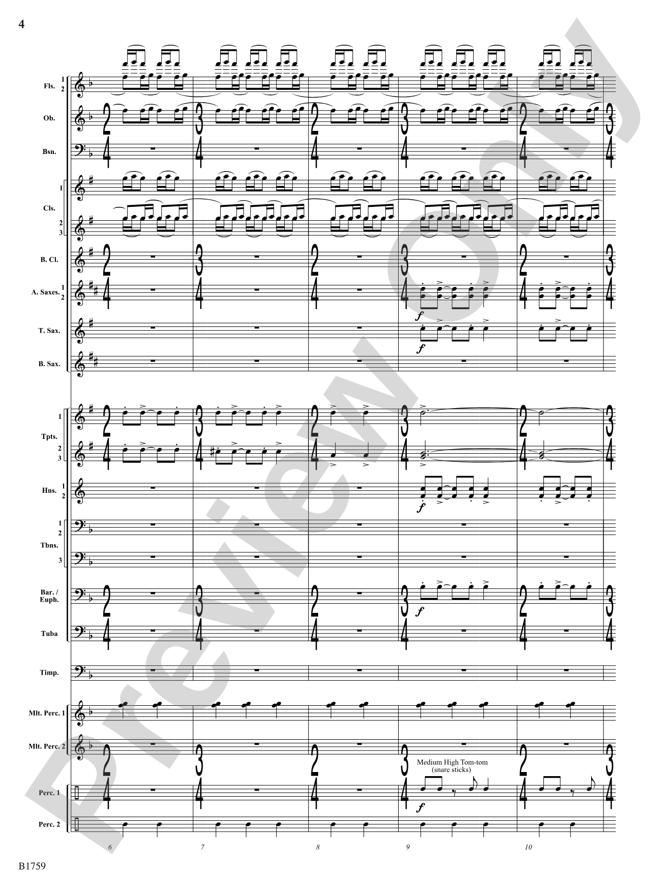 Next Generation Fanfare: Concert Band Conductor Score & Parts