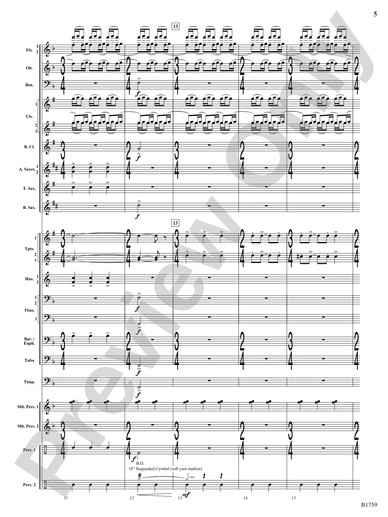 Next Generation Fanfare: Concert Band Conductor Score & Parts