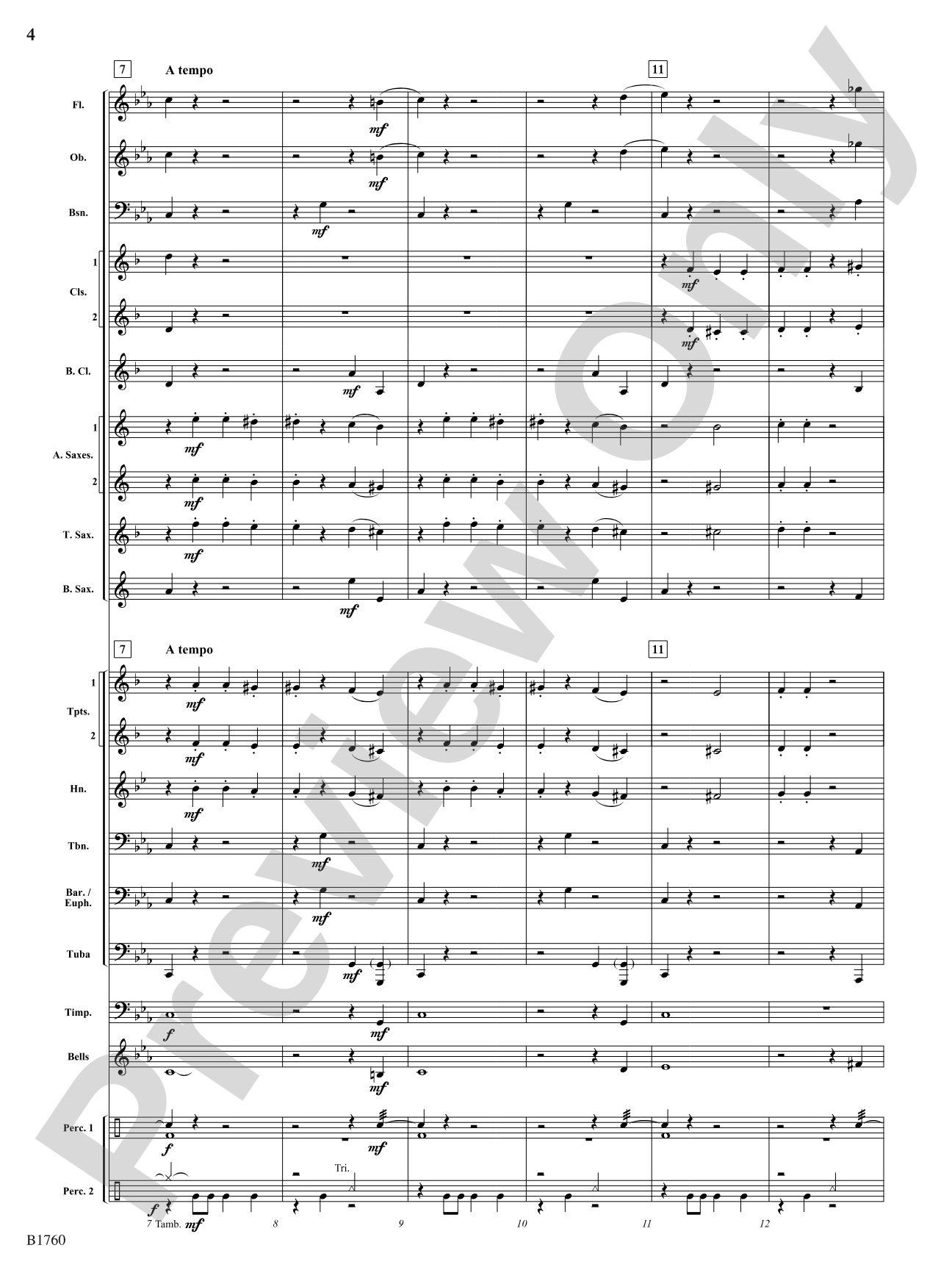 Monsterville: Concert Band Conductor Score & Parts