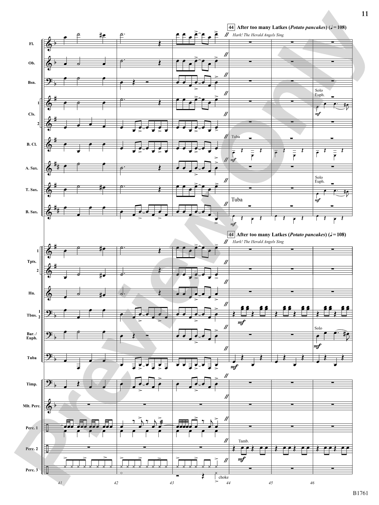 We Wish You A Klezmer Christmas: Concert Band Conductor Score & Parts