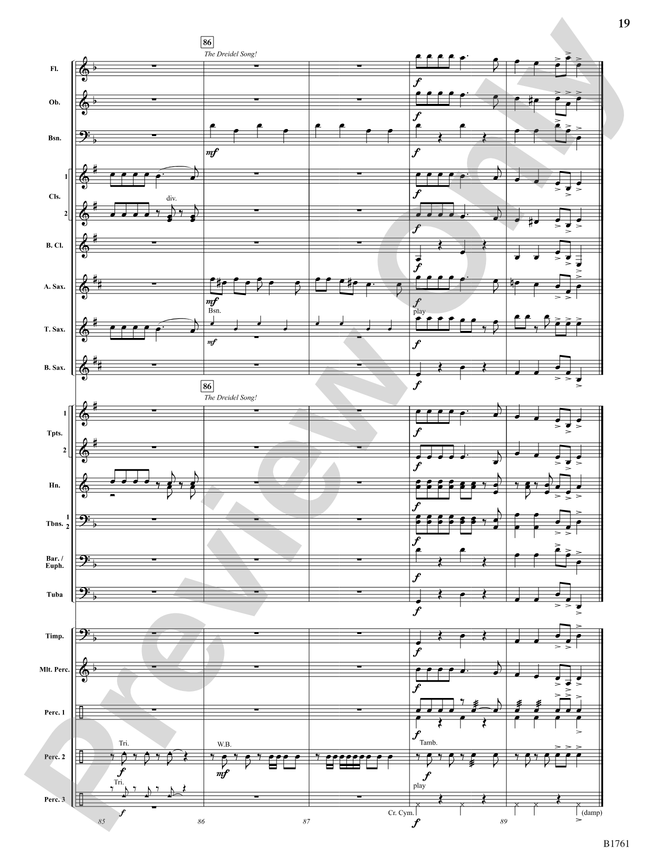 We Wish You A Klezmer Christmas: Concert Band Conductor Score & Parts