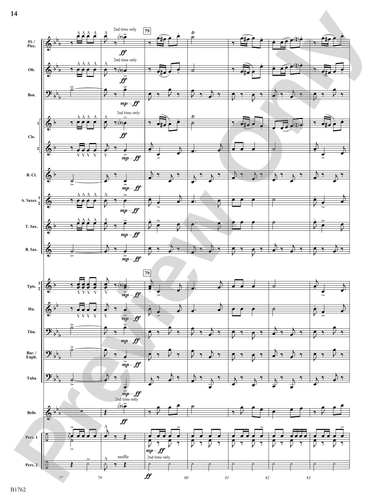 The Golden Thirteen: Concert Band Conductor Score & Parts