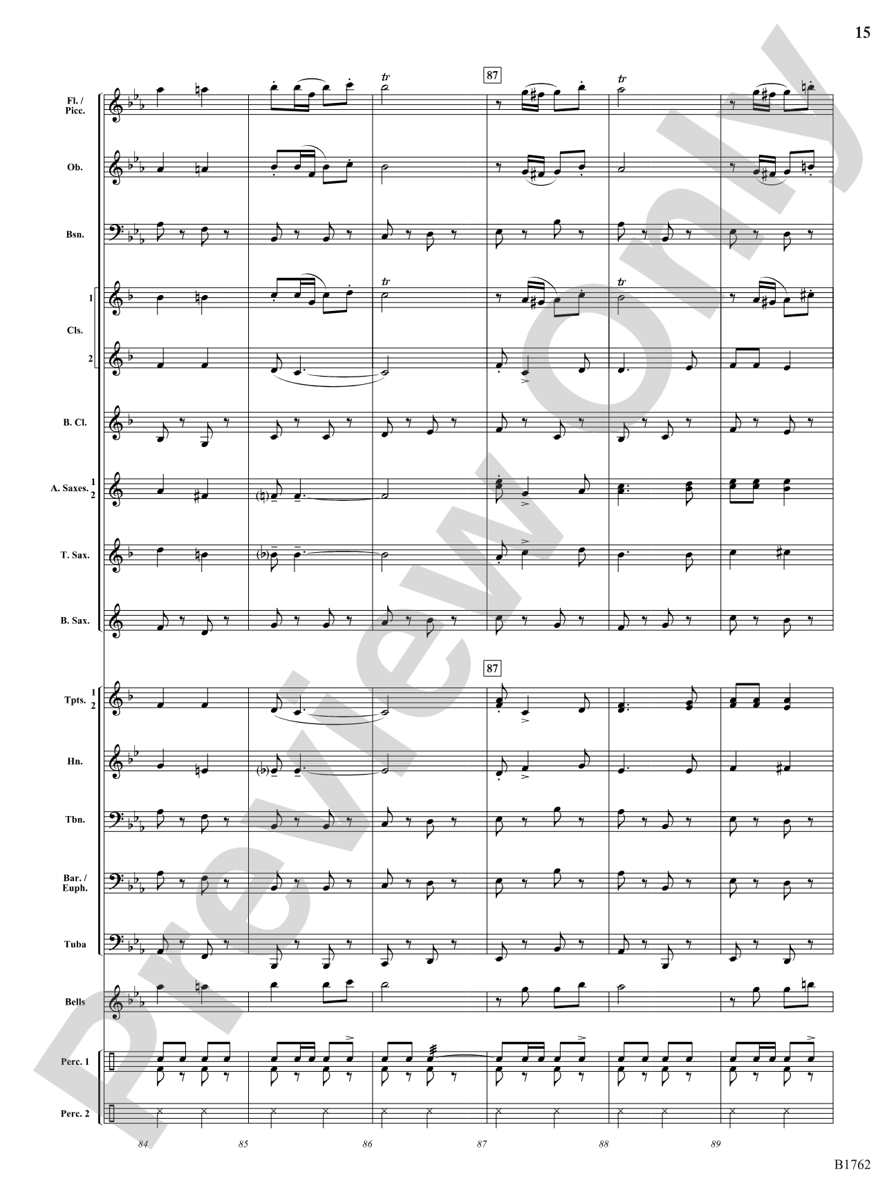 The Golden Thirteen: Concert Band Conductor Score & Parts