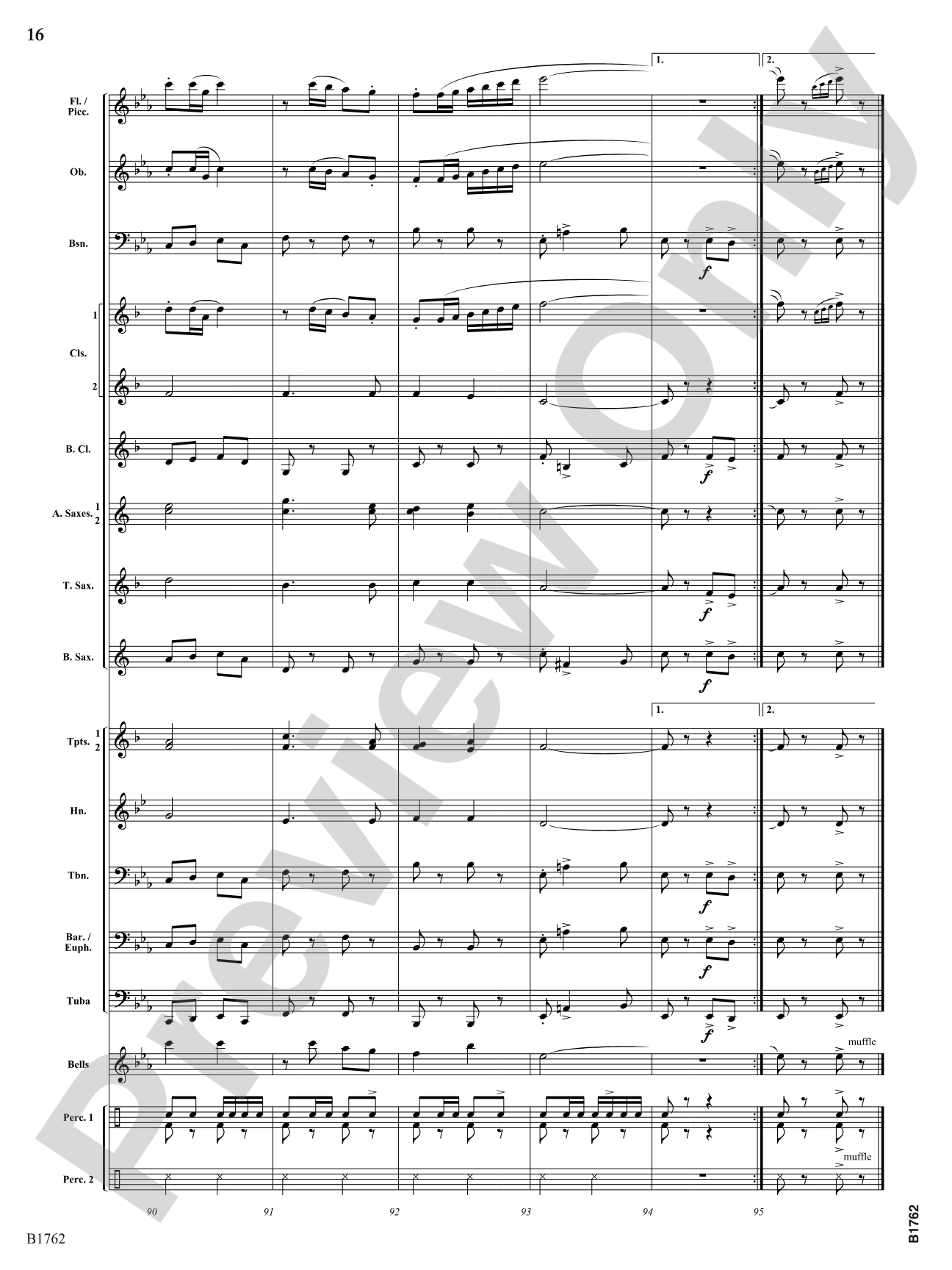 The Golden Thirteen: Concert Band Conductor Score & Parts