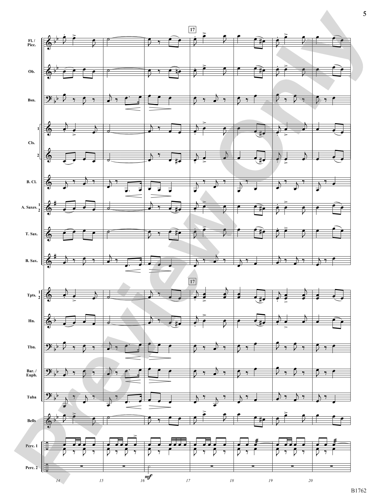 The Golden Thirteen: Concert Band Conductor Score & Parts