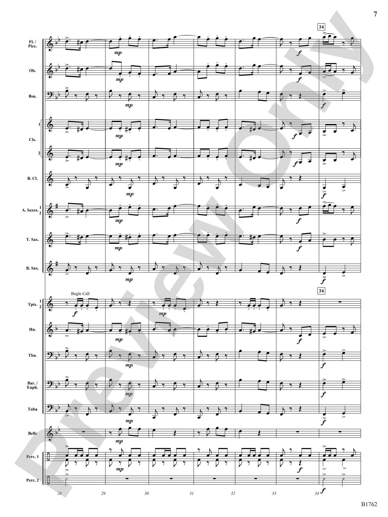 The Golden Thirteen: Concert Band Conductor Score & Parts