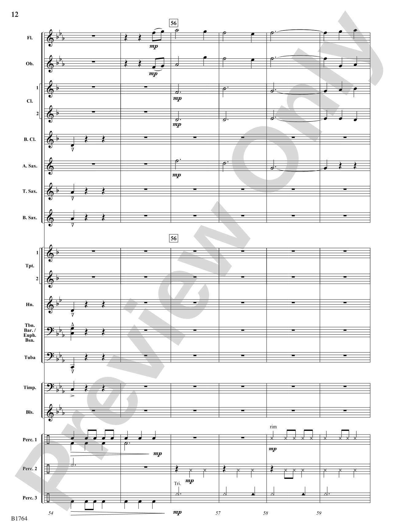 The Oncoming Storm: Concert Band Conductor Score & Parts