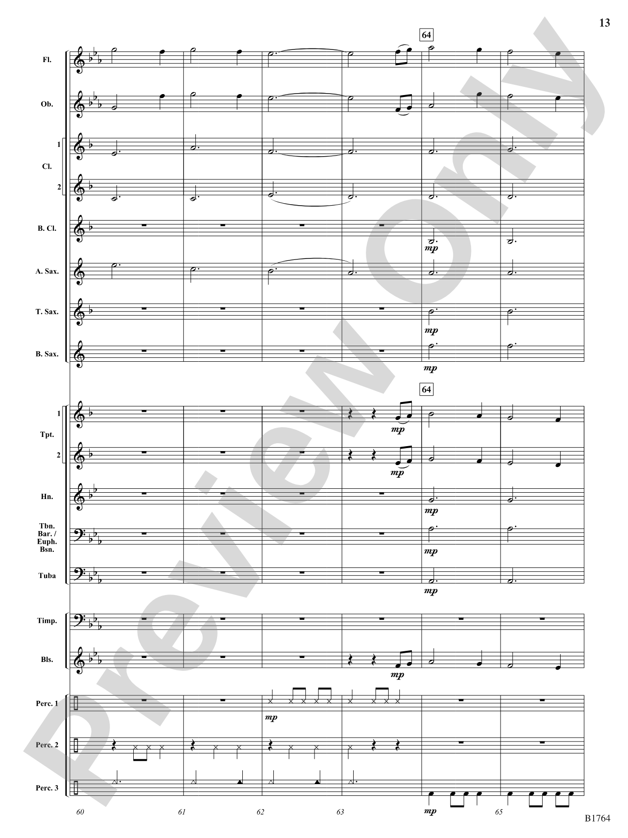 The Oncoming Storm: Concert Band Conductor Score & Parts