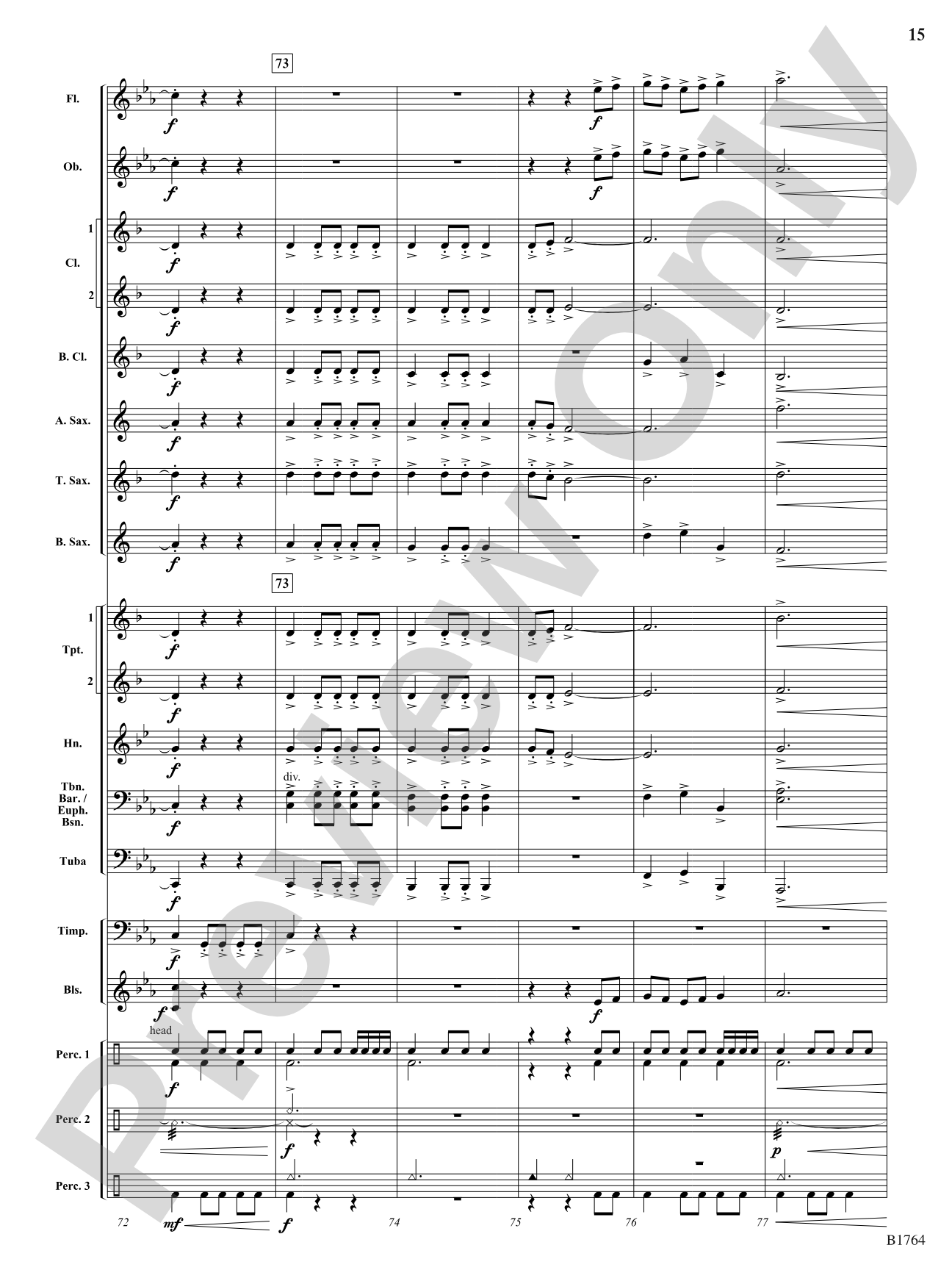 The Oncoming Storm: Concert Band Conductor Score & Parts