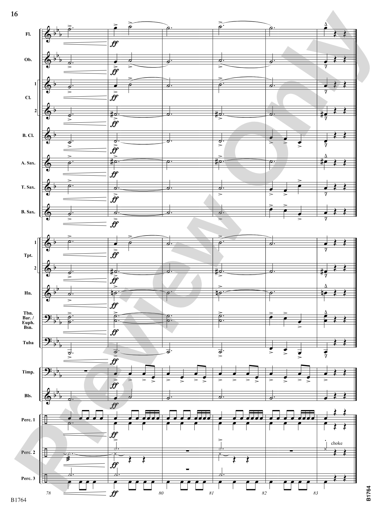 The Oncoming Storm: Concert Band Conductor Score & Parts