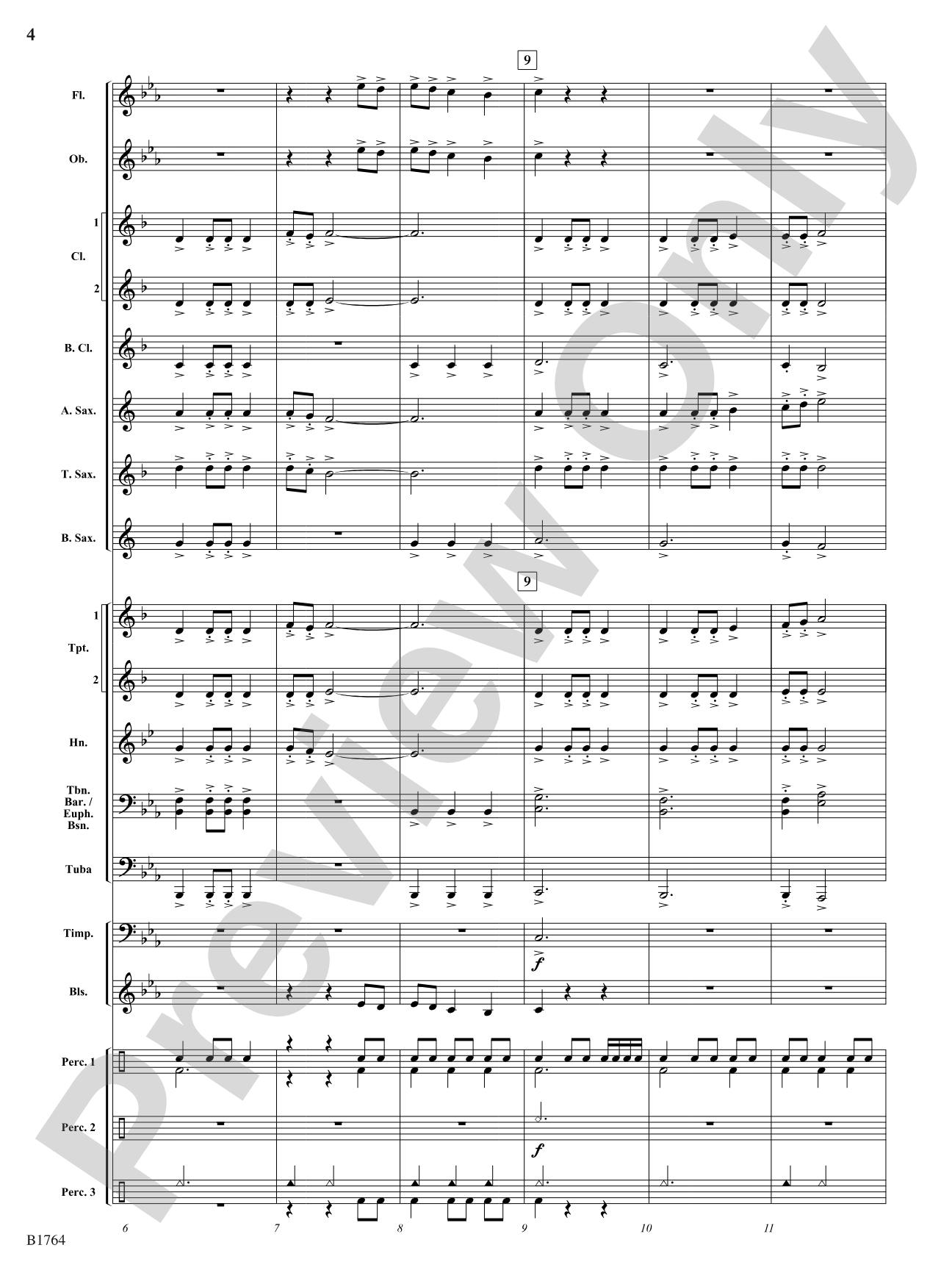 The Oncoming Storm: Concert Band Conductor Score & Parts