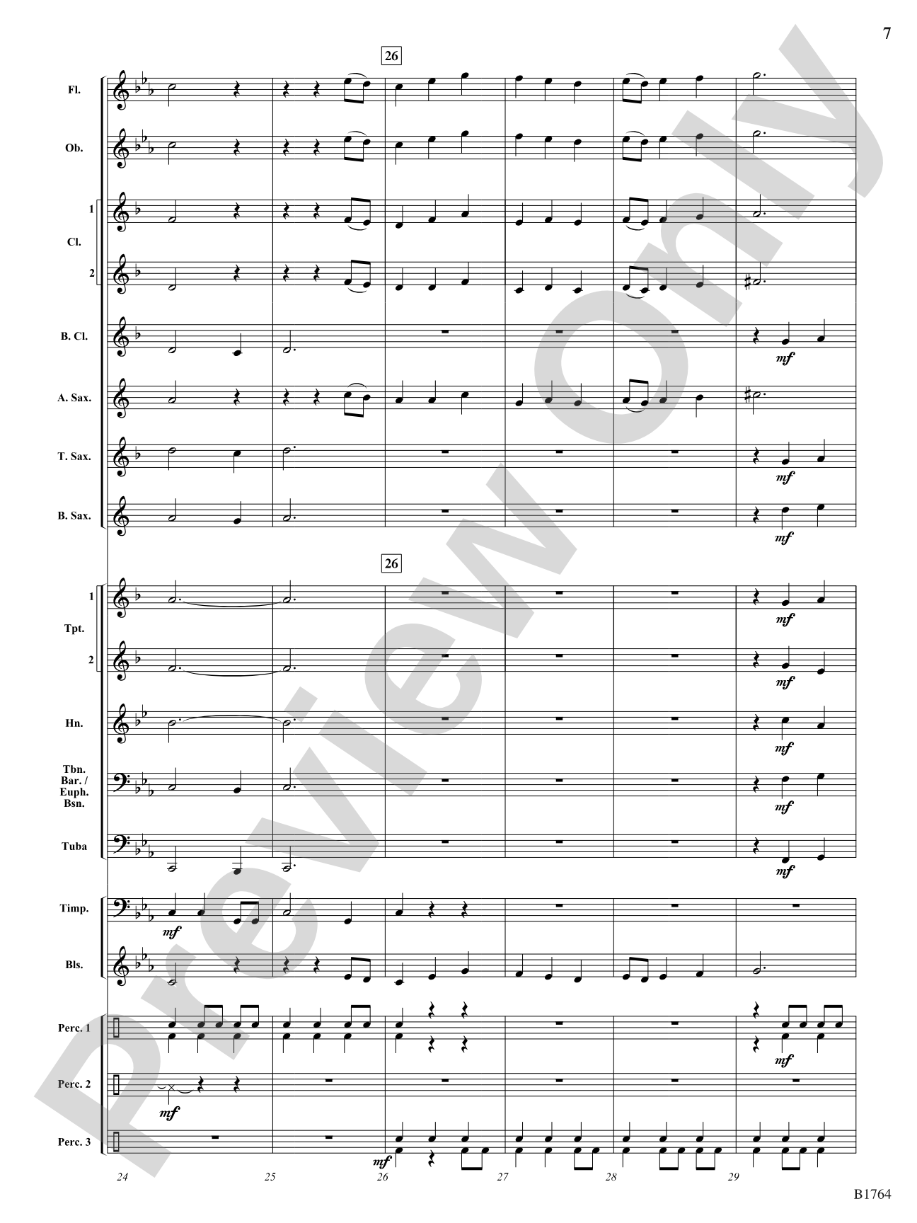 The Oncoming Storm: Concert Band Conductor Score & Parts