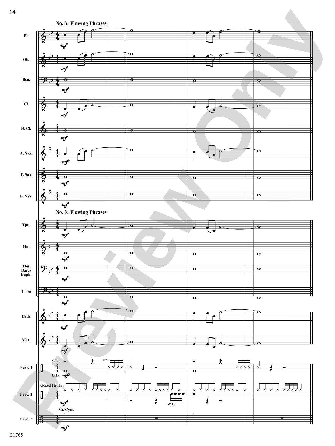 Algo-Rhythms: Concert Band Conductor Score & Parts