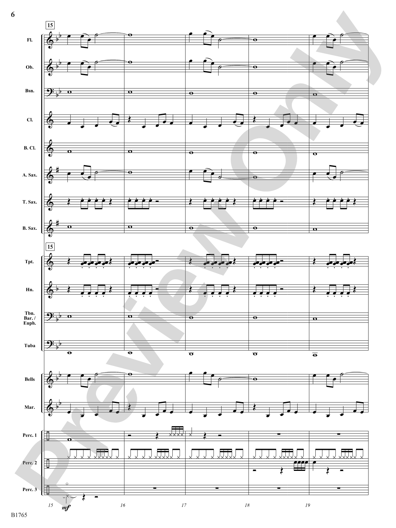 Algo-Rhythms: Concert Band Conductor Score & Parts
