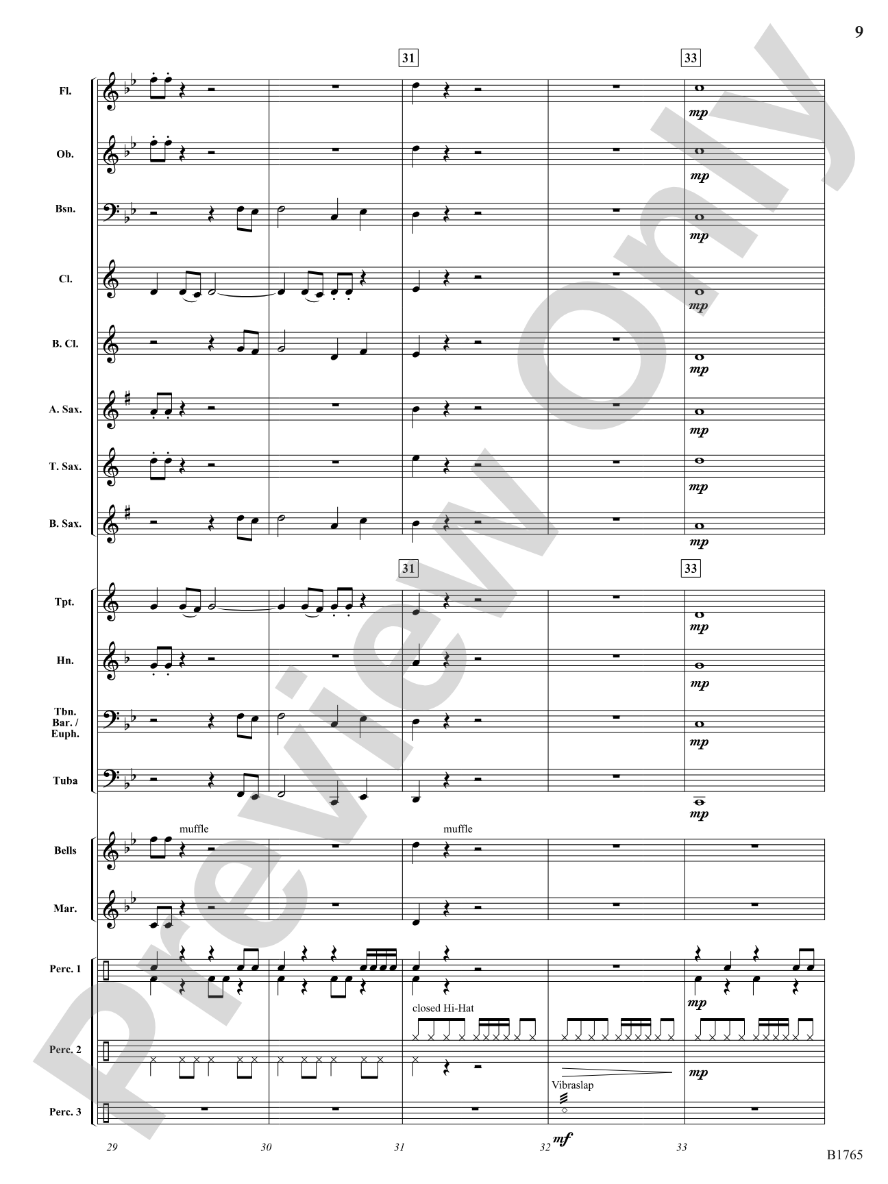 Algo-Rhythms: Concert Band Conductor Score & Parts
