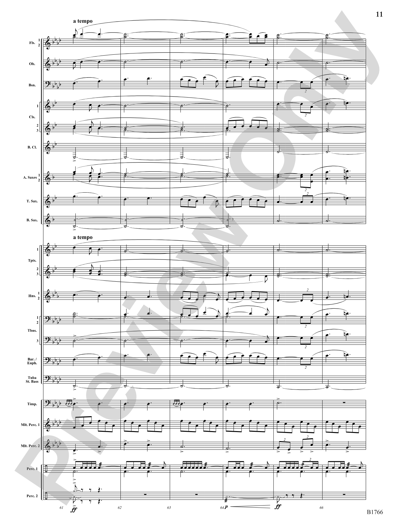Niagara Falls: Concert Band Conductor Score & Parts