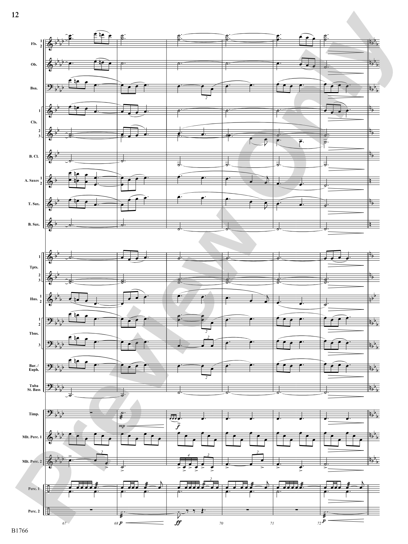 Niagara Falls: Concert Band Conductor Score & Parts