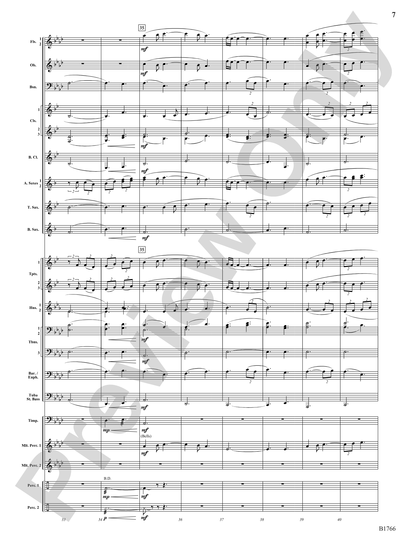Niagara Falls: Concert Band Conductor Score & Parts