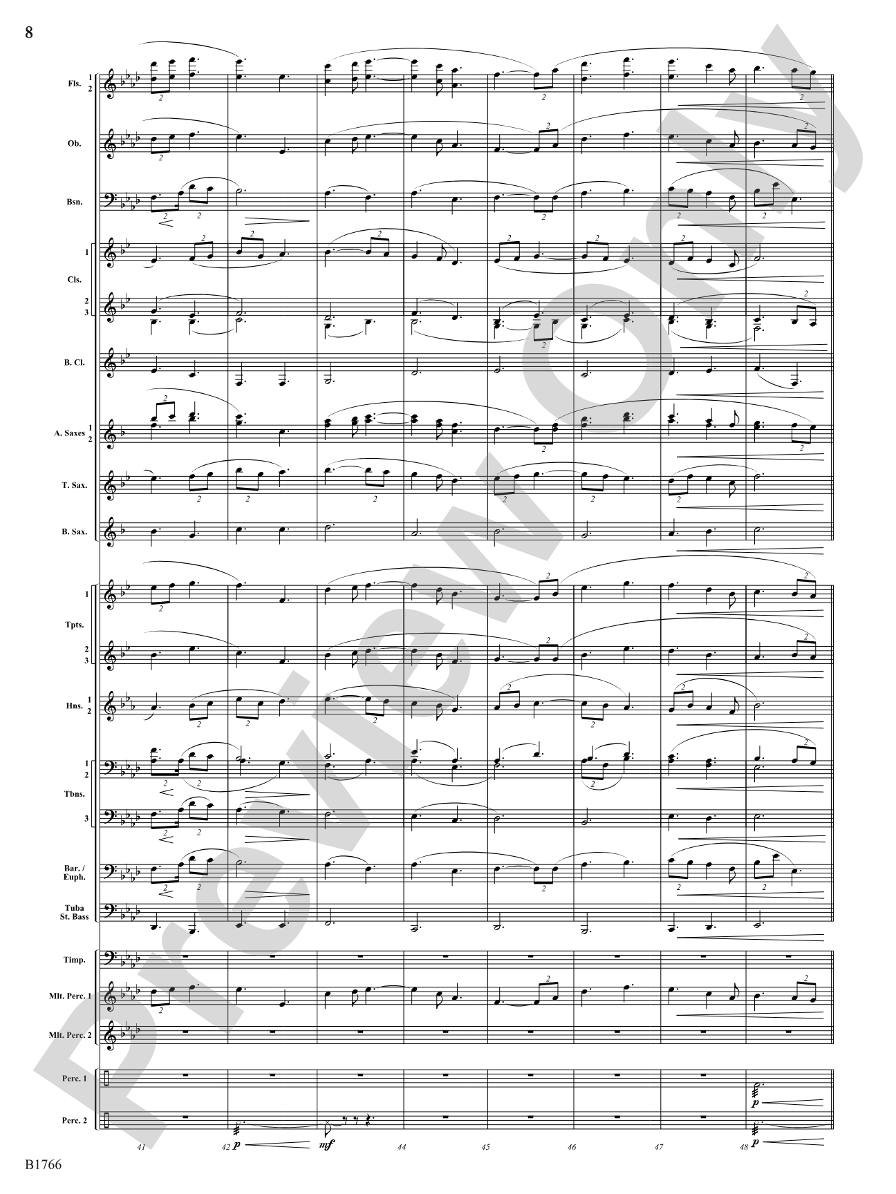 Niagara Falls: Concert Band Conductor Score & Parts