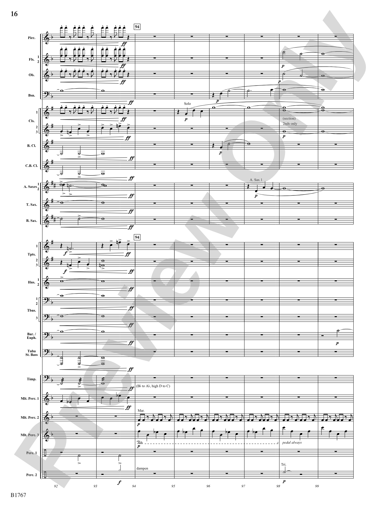 Pikes Peak: Concert Band Conductor Score & Parts