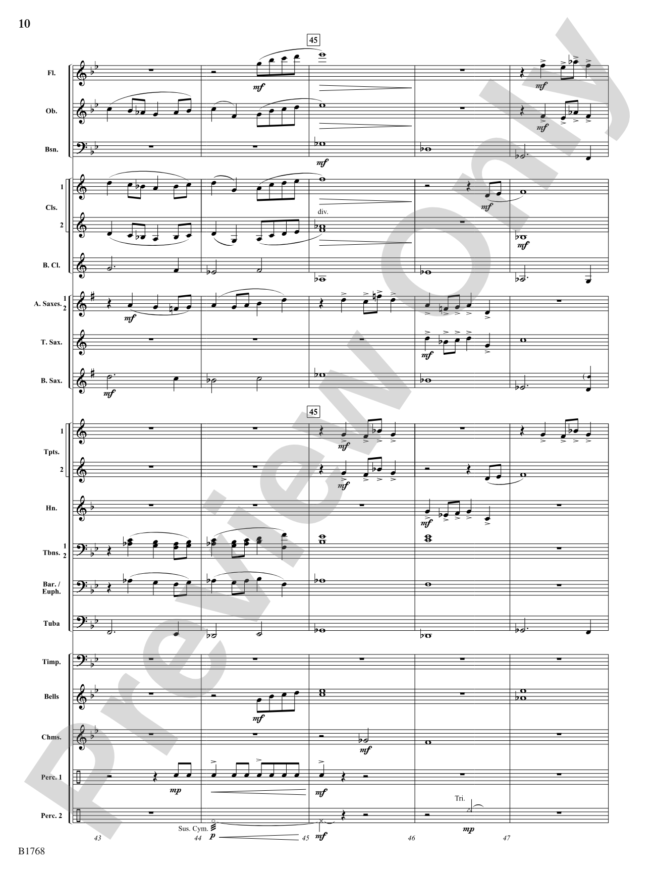Force Field: Concert Band Conductor Score & Parts