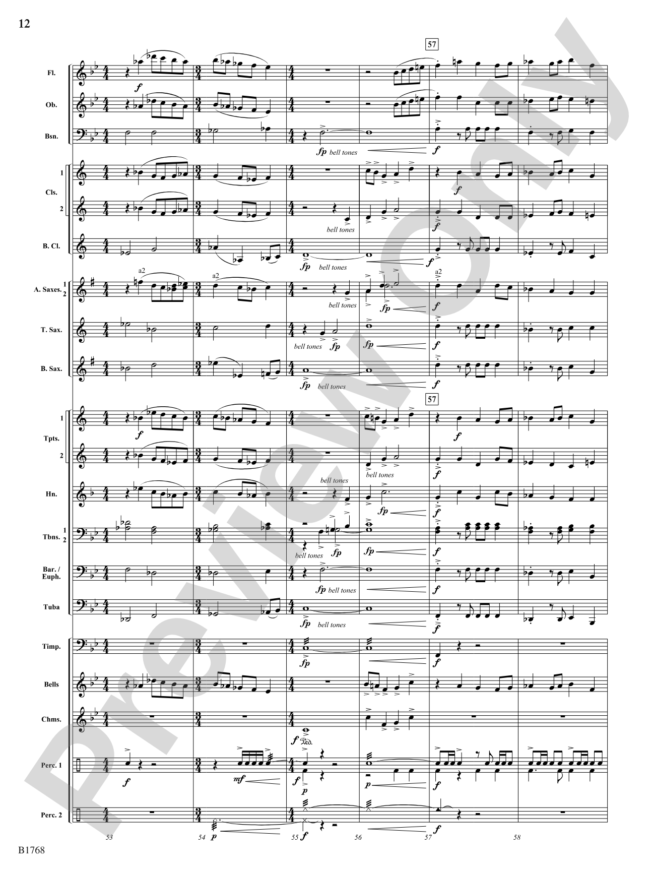 Force Field: Concert Band Conductor Score & Parts