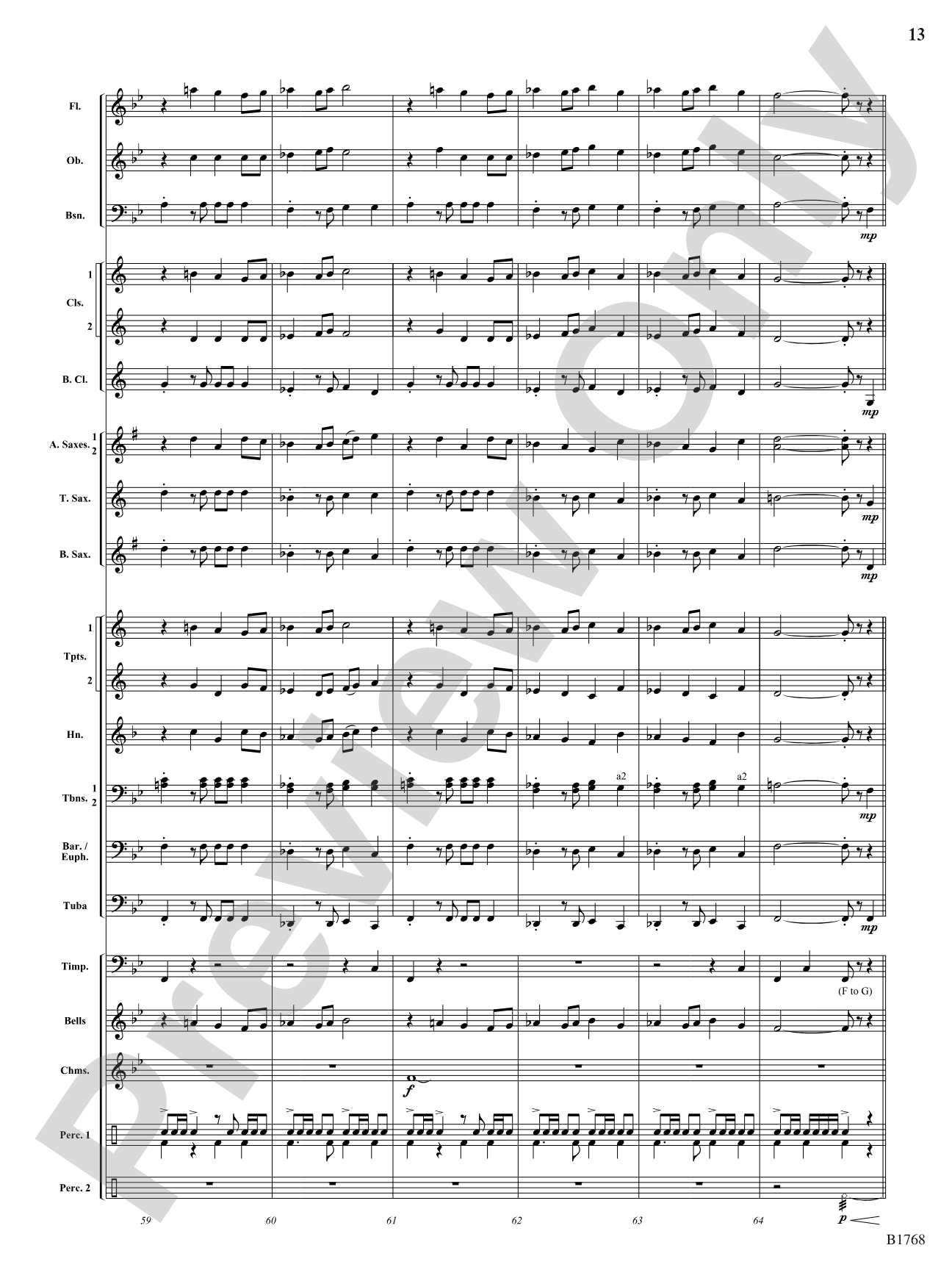 Force Field: Concert Band Conductor Score & Parts