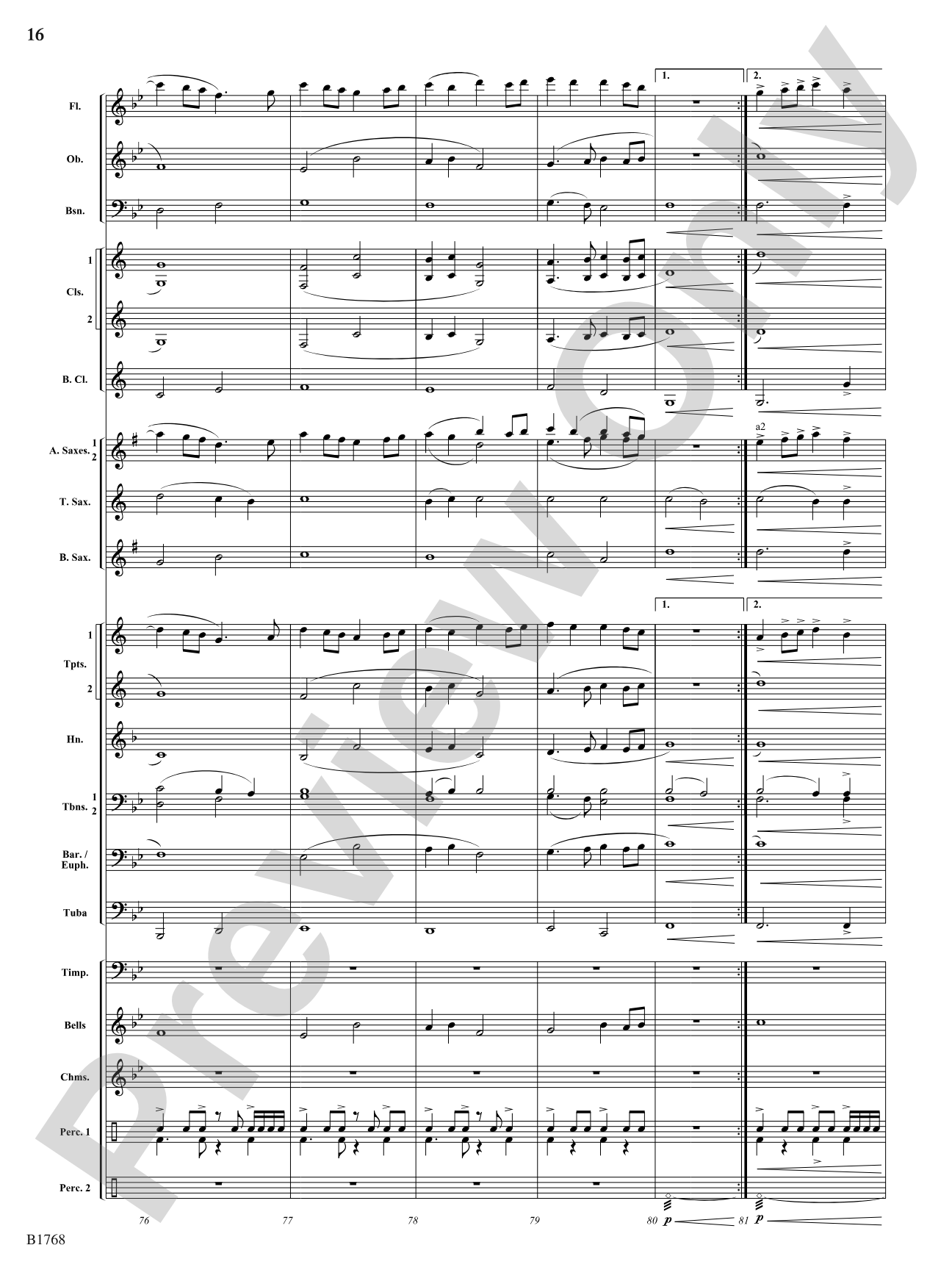 Force Field: Concert Band Conductor Score & Parts