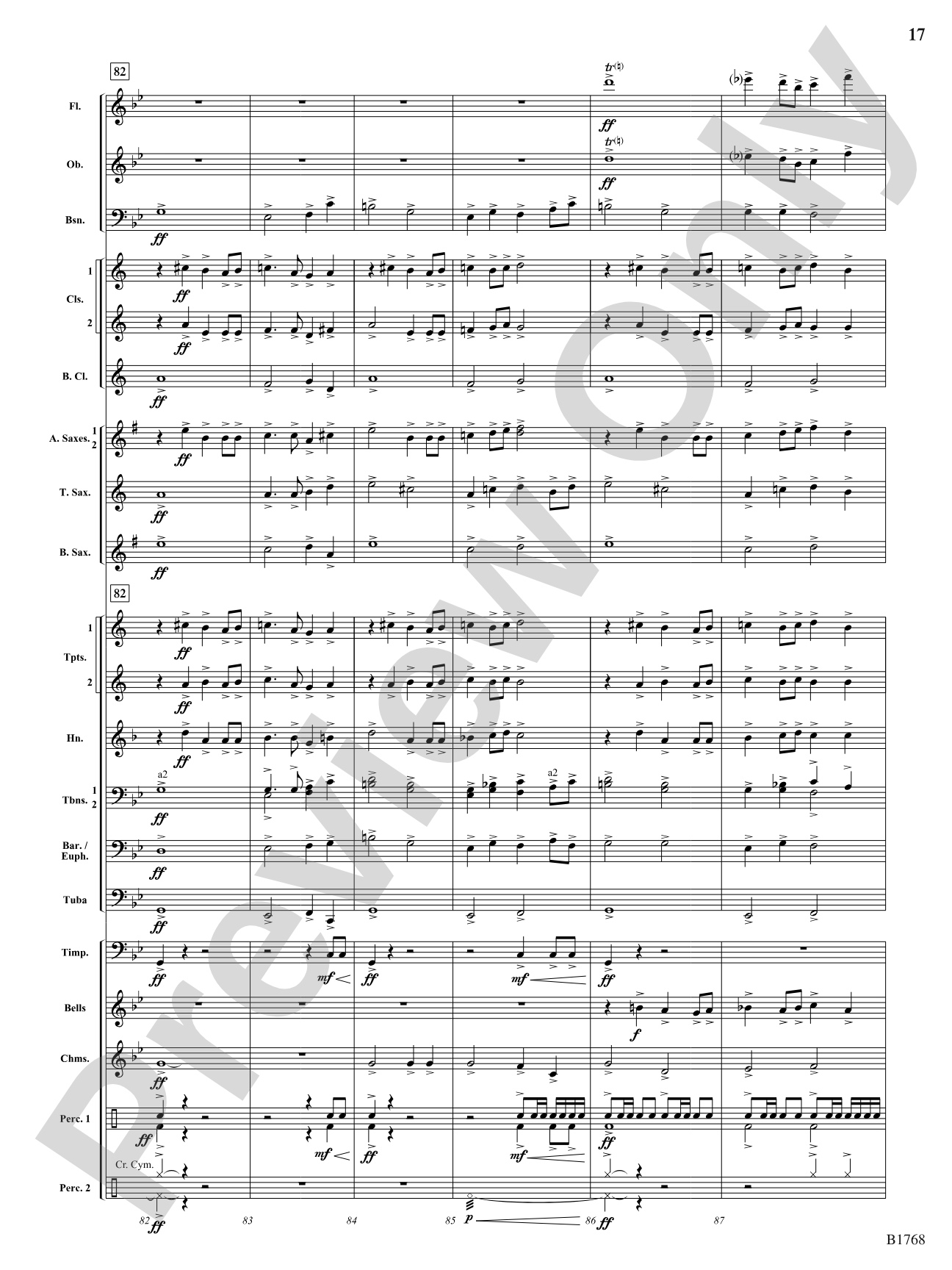 Force Field: Concert Band Conductor Score & Parts