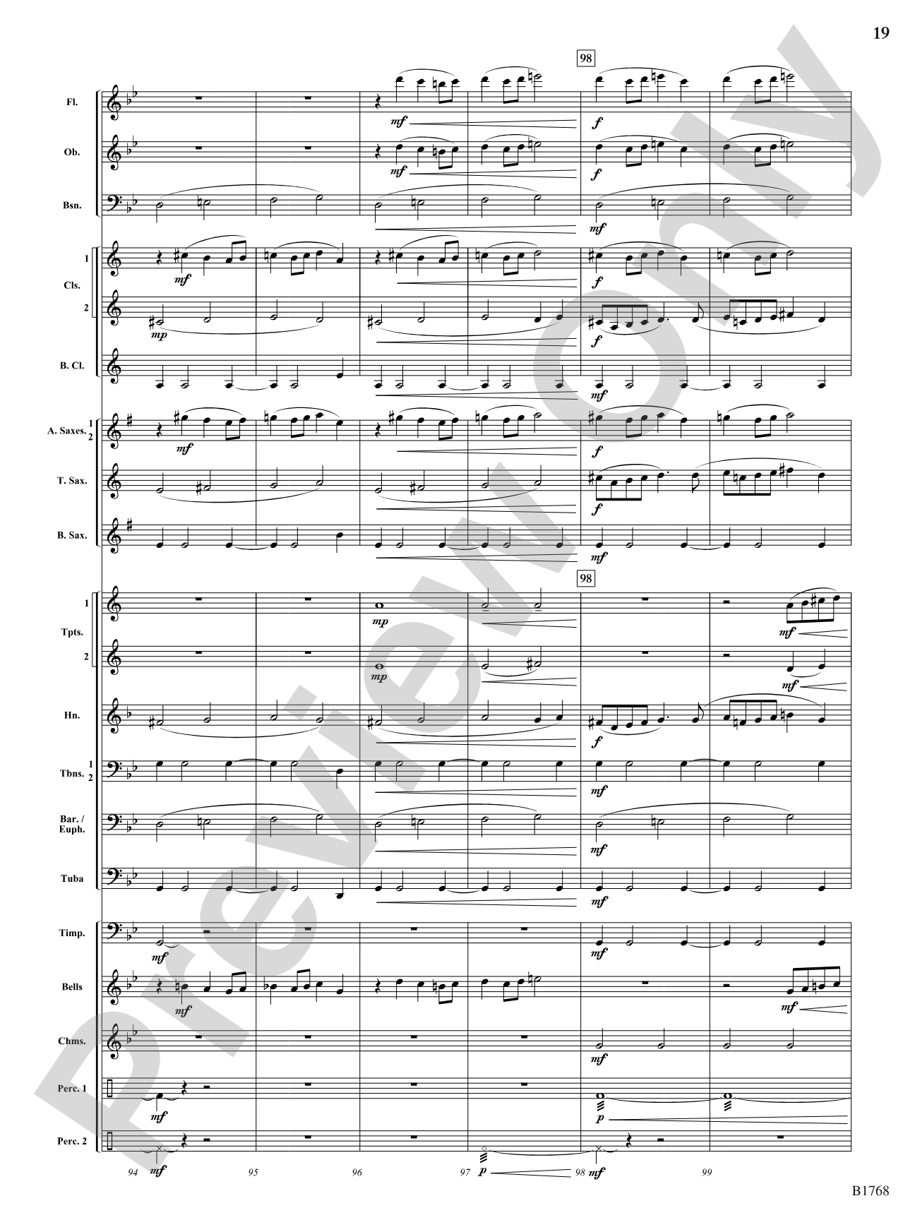Force Field: Concert Band Conductor Score & Parts